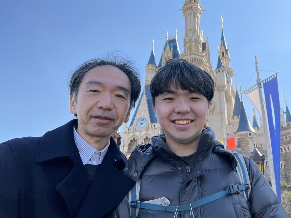 三男との写真
